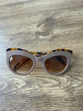 Luisstyle Supreme SS6464 450 Cat Eye Tortoise Sunglasses Italian 48-21-140 FRAME